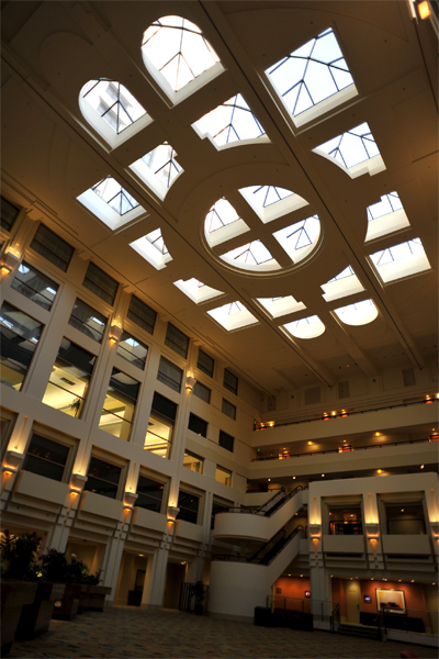 Mezzanine in the Marriott