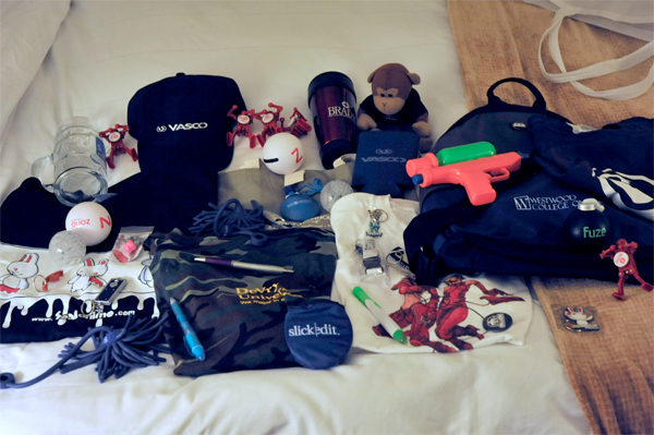 GDC Expo Day 1 Swag Haul