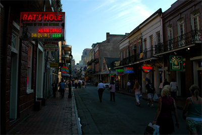 Oh, yeah ... Bourbon Street ... now I remember ...