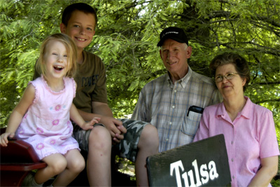 Serene, Davis, Grandpa and Grandma