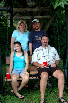 Georgeanne, Justin, Ashley, and Pete