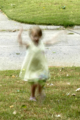 Serene dances in the rain