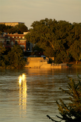 Sunflare in the water. We think.