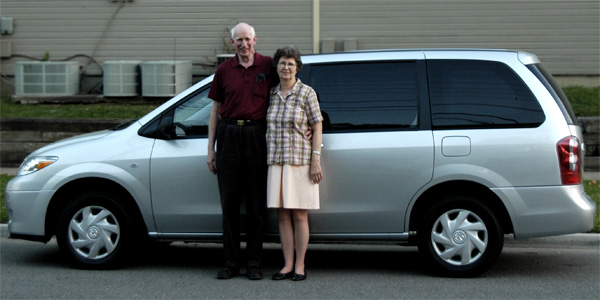 Mom & Dad Show Off Their New Ride