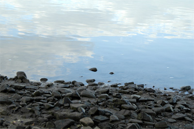 Rocks, river, reflection...what else do you need?