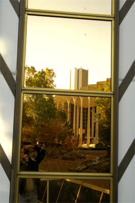 LRC and Cityplex Towers from Prayer Gardens