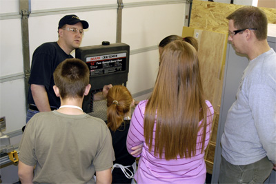 Eric started the day with the Traditional Power Tools Safety Talk