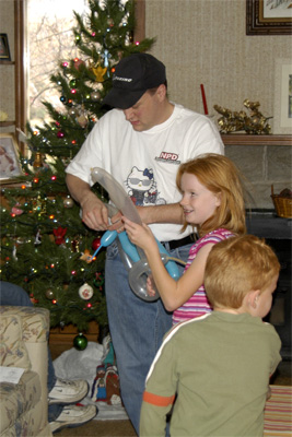 Uncle Eric did the balloons