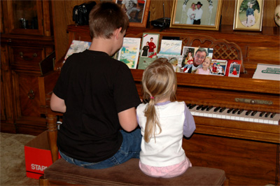 Brother and Sister Duet