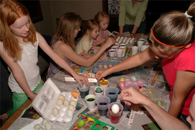 Coloring Eggs