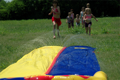 The First Charge at the Slip-n-Slide