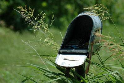 Battered Mailbox