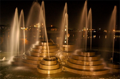 River Bridge Fountains