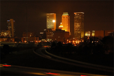 Tulsa Skyline at Night